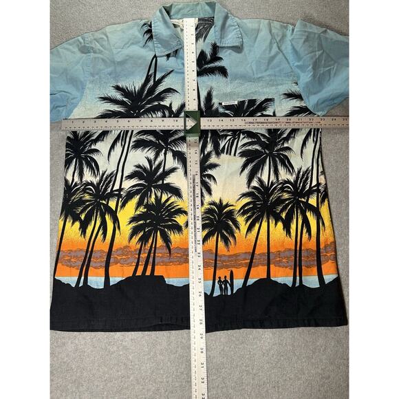 Windswept Hawaiian Shirt Mens Large Bahamas Floral Beach Colorful Button Up - Picture 4 of 14